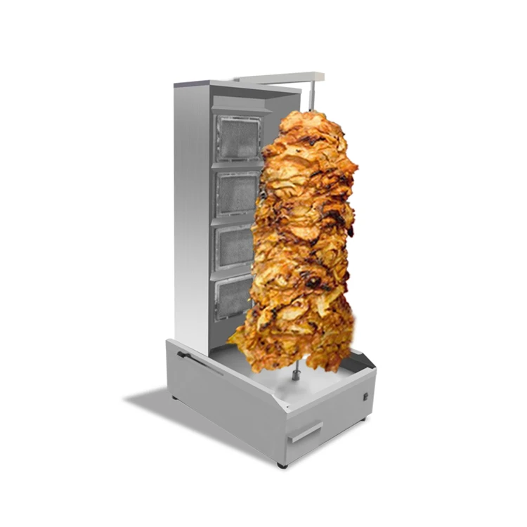 3 burners shawarma Gill machine Gas/Electric shawarma Doner Meat grill machine for sale BBQ GRILL