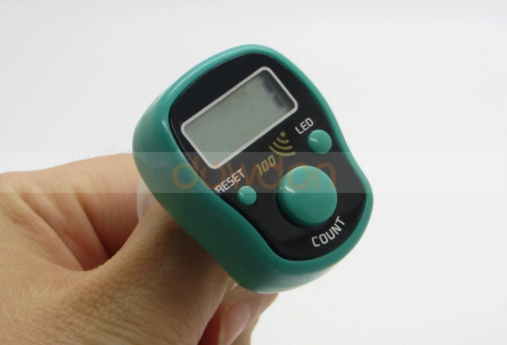 Mini 5 Digit LCD Digital Display Finger Hand Ring Tally Counter Golf Sport Counter