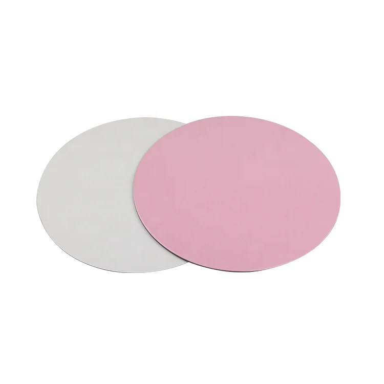 
Wholesale multiple colors Cake board Round, Food grade double side cake tray cardboard 