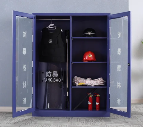 Blue metal hose cabinet cheap price for fire control cabinet