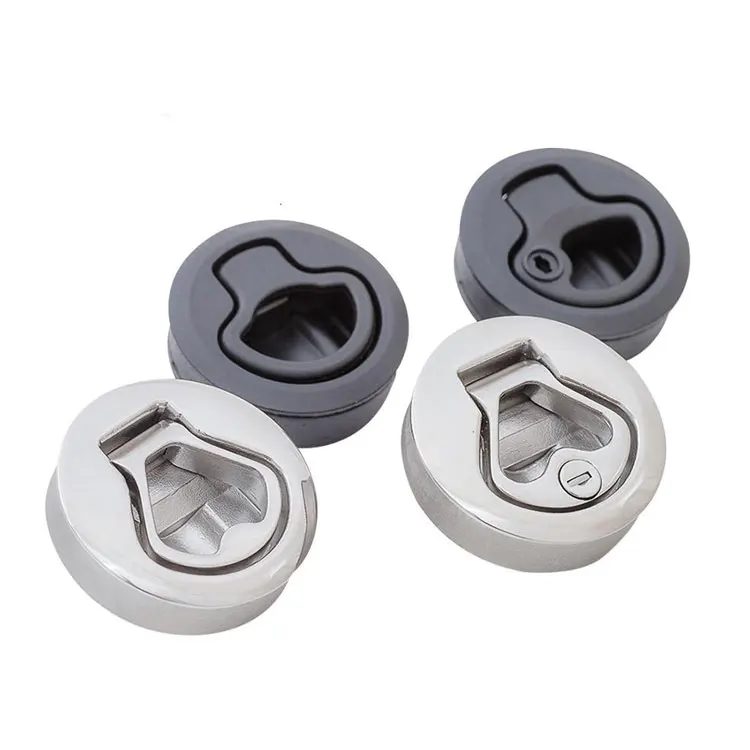 Hardware Round Bass Boat Cam Locker Door Latch Lock Slam Latch With Key For Marine