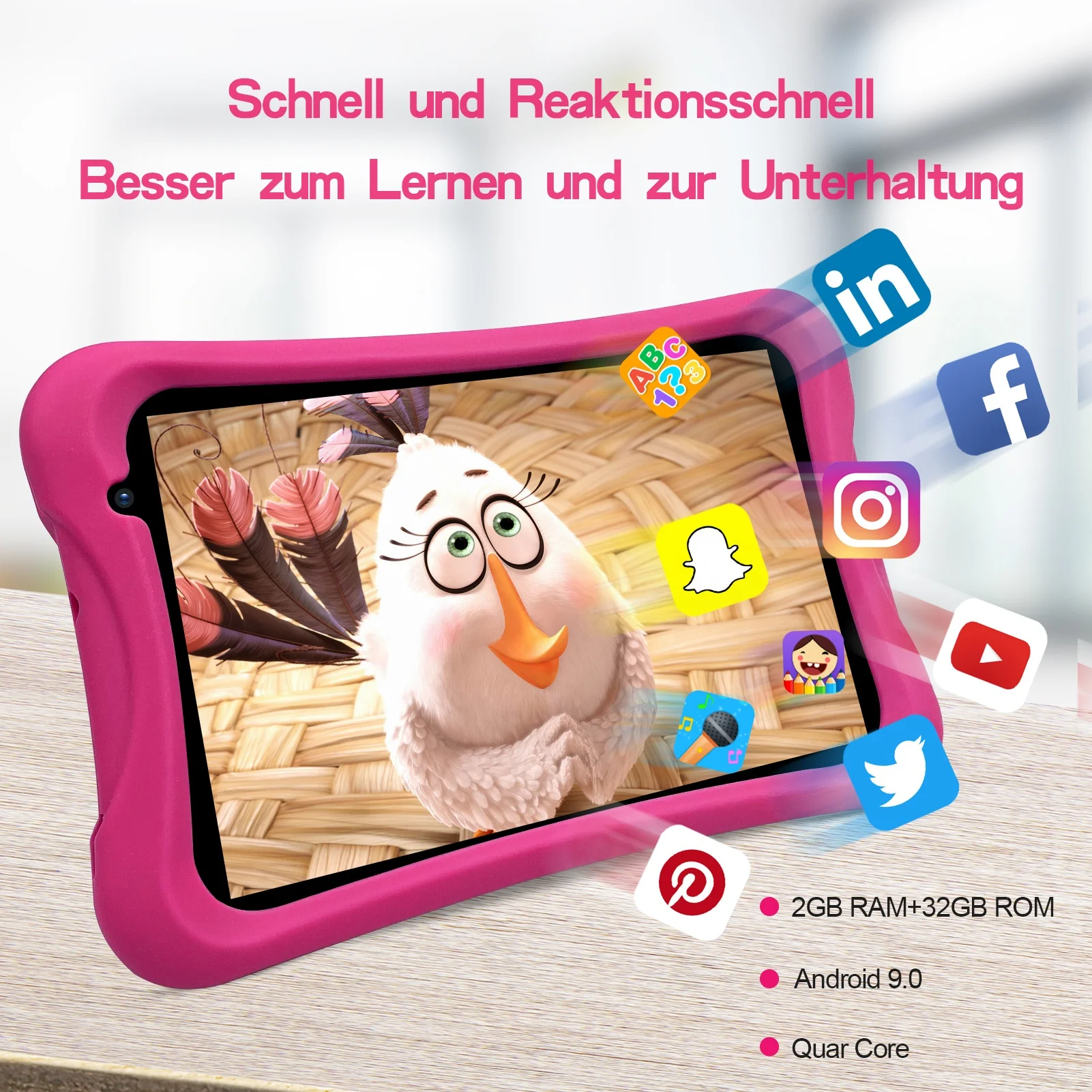 Kids Tablet Android 8 Inch Wifi Smart Tablet For Education Kids Tablet Education learning L8K