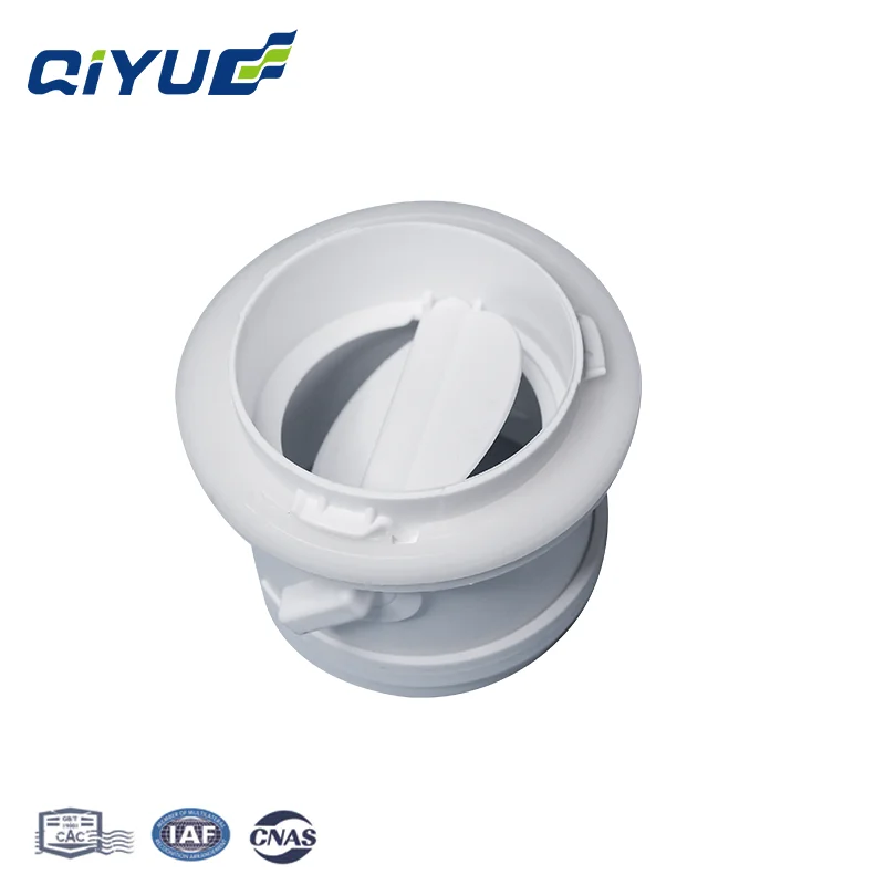 Qiyue Manufacturing Best Price   ABS Air Distribution Box Bearing Plug-in (with air valve) for Air Duct System