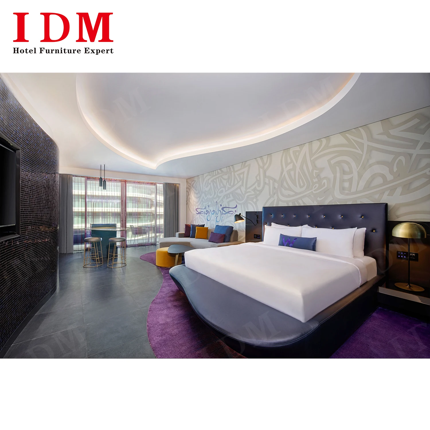 first brand hotel furniture supplier produces customized five-star hotel project furniture