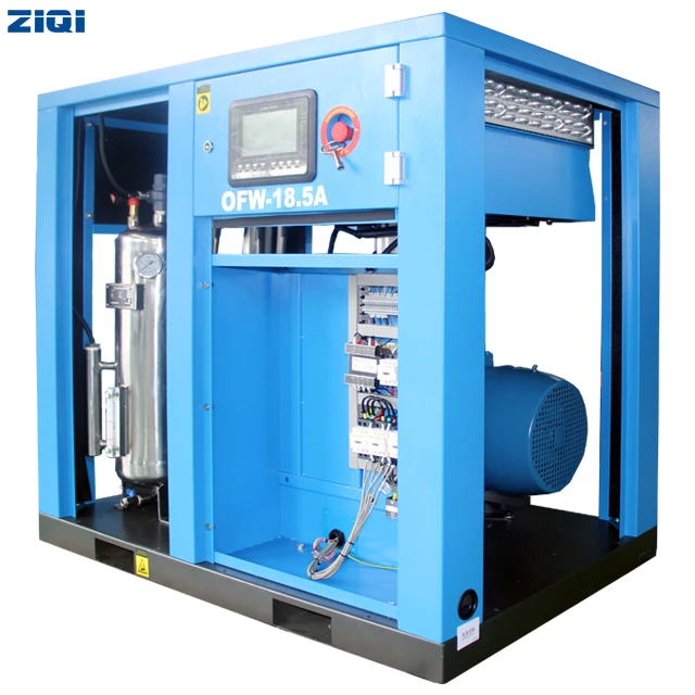 High quality 18.5 kw flexibility direct drive vertical screw oil less type air compressor machine with CE certificate