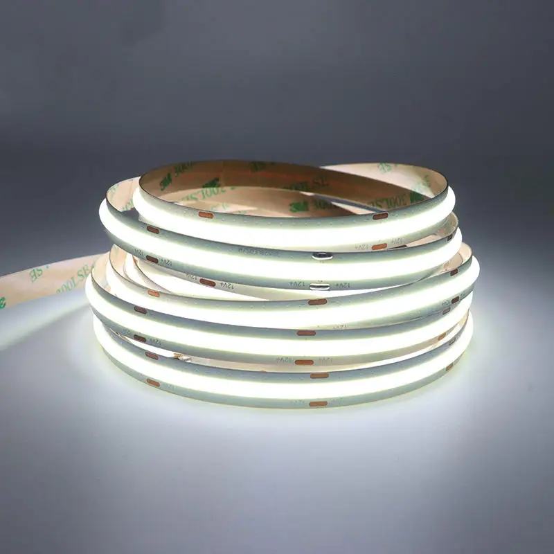 2024 New Design Flexible COB LED Strip 5V 12V 24V RA 90 Colorful LED StripLight Decoration Light