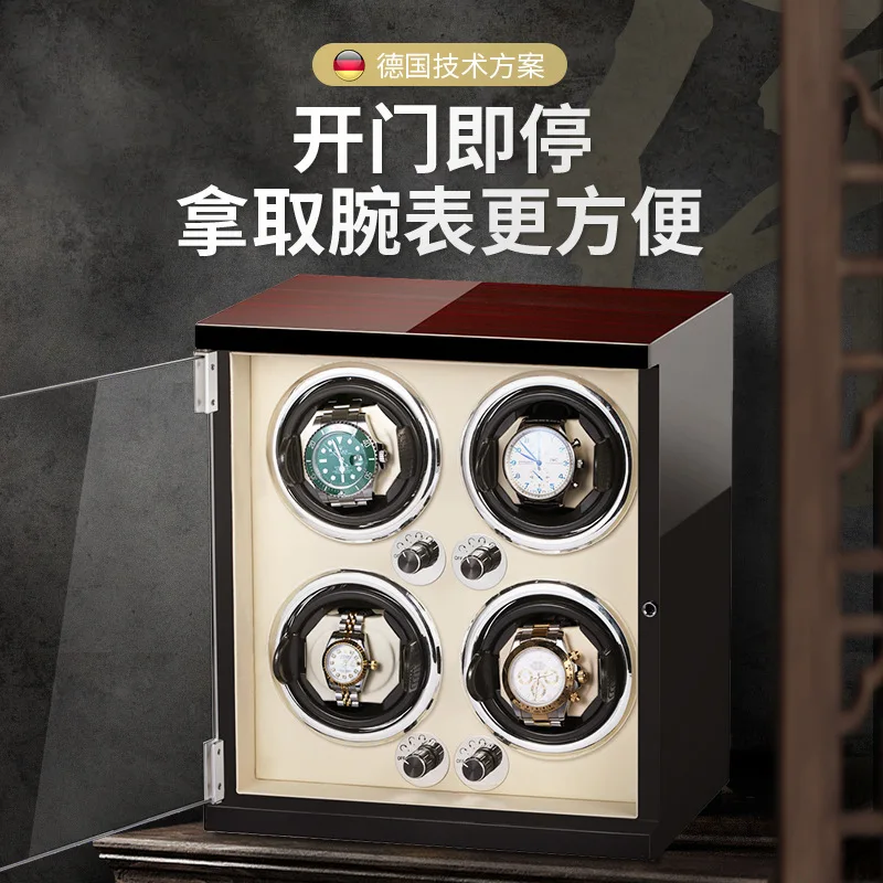Top Quality Design Watch Box For Rolex Patek Philippe Richard Mille Omega Hublot Cartier Luxury Wood Multi-Digit Watch Box