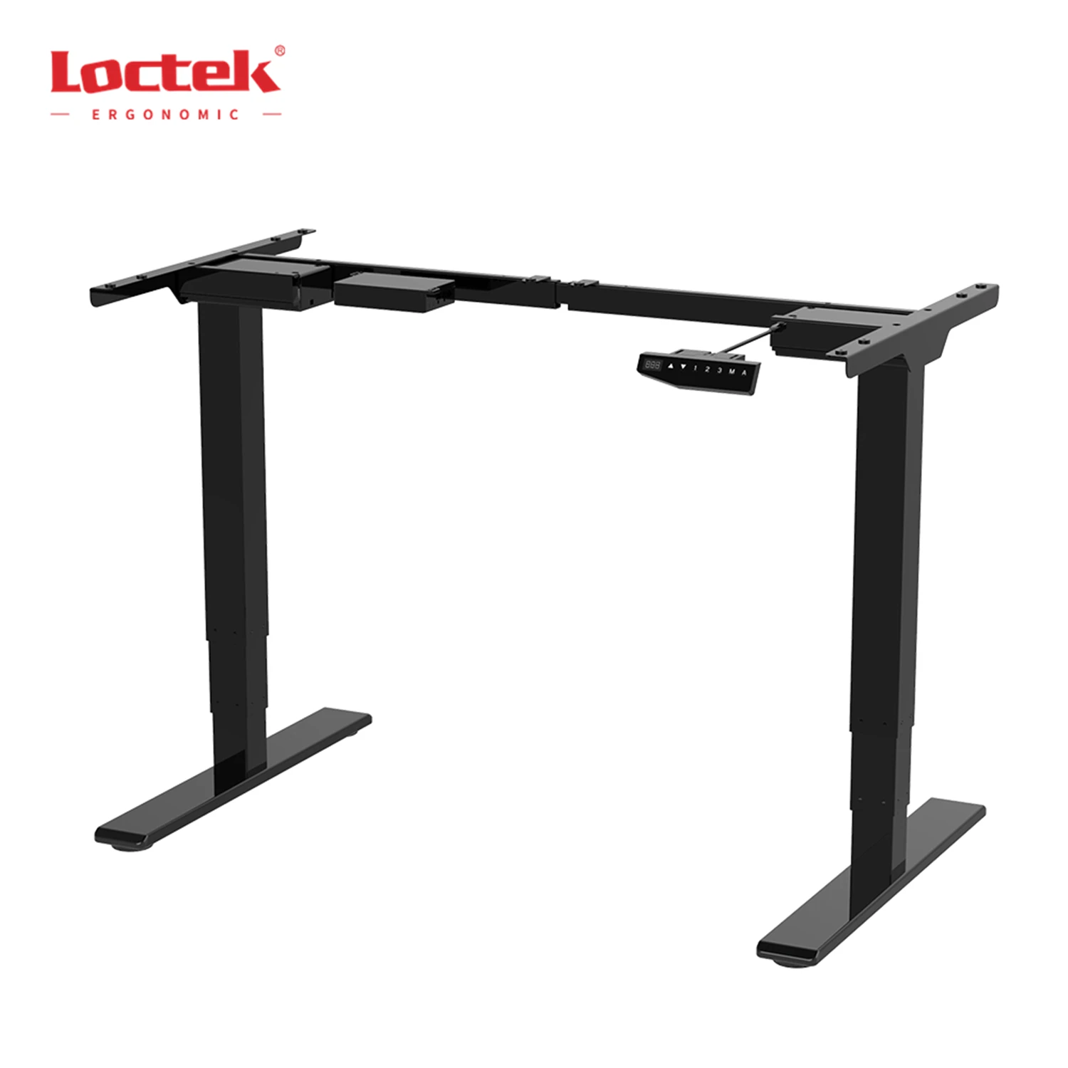 Самый экономичный Электрический регулируемый по высоте стоечный ПК стол Loctek ET275 с двухмоторной и противоударной системой