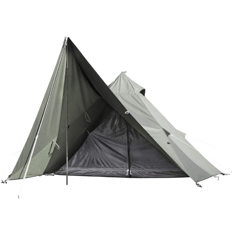 Automatic Single Person 4 Season Tent  Tent with Snow Skirt Bushcraft Camping Hunting Fishing Canvas Tent