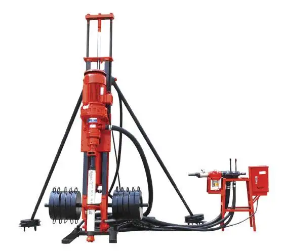 KQD120 Rock Electric Drilling Depth 20m Pneumatic Rock Drill Rigs Drill Machine For Mining