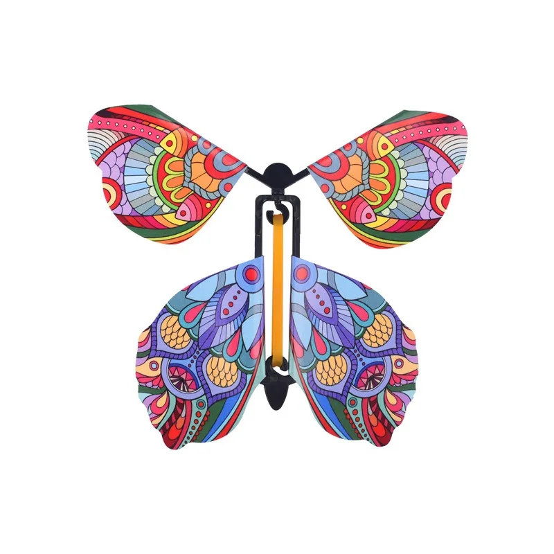 10Pcs Flying Butterfly Prank For Birthday Anniversary Card Gift Joke The Butterfly Flying Children Paper Toys