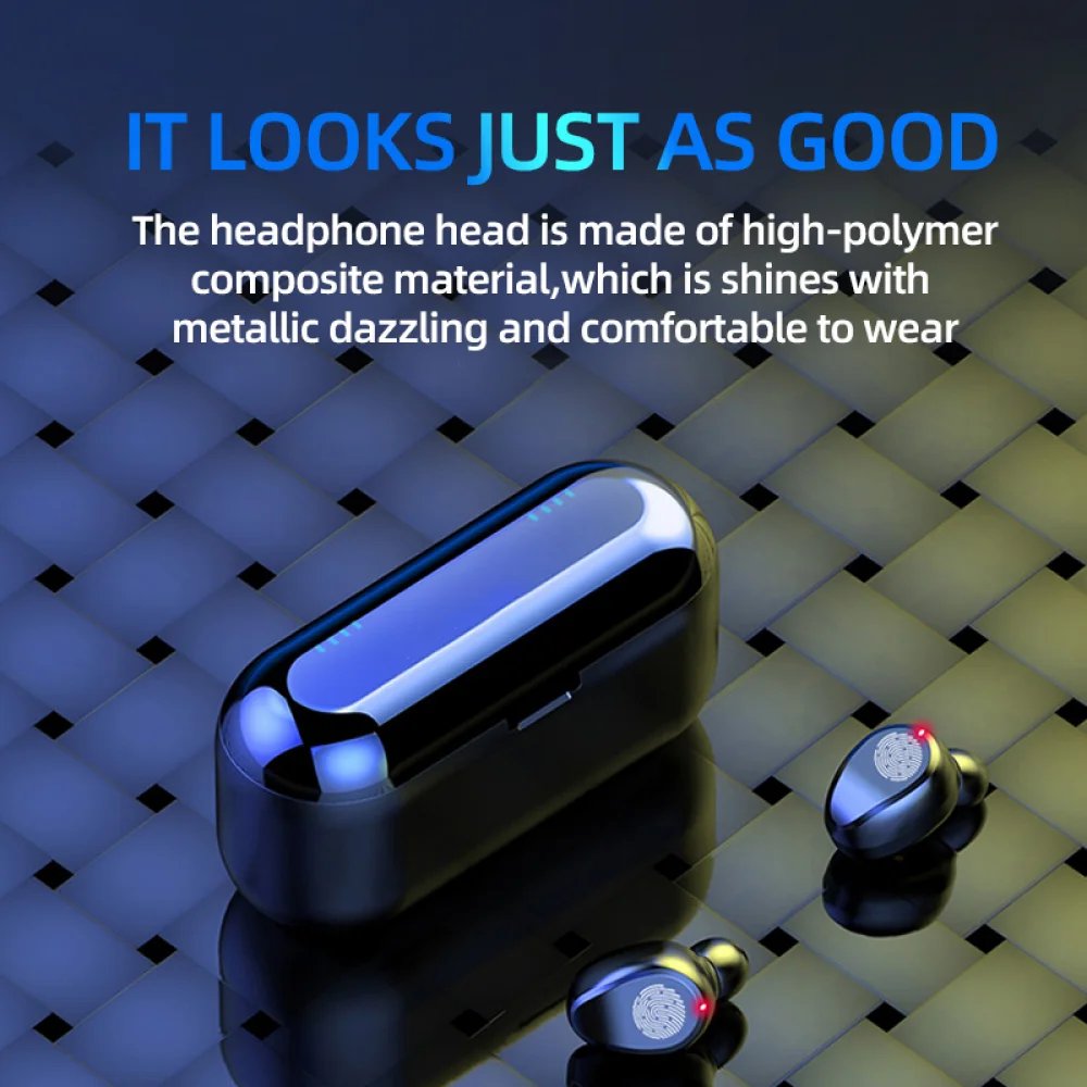 Наушники wristo 5c Беспроводные наушники с микрофоном f9-5 шлем аудио гарнитуры светодиодный дисплей f9