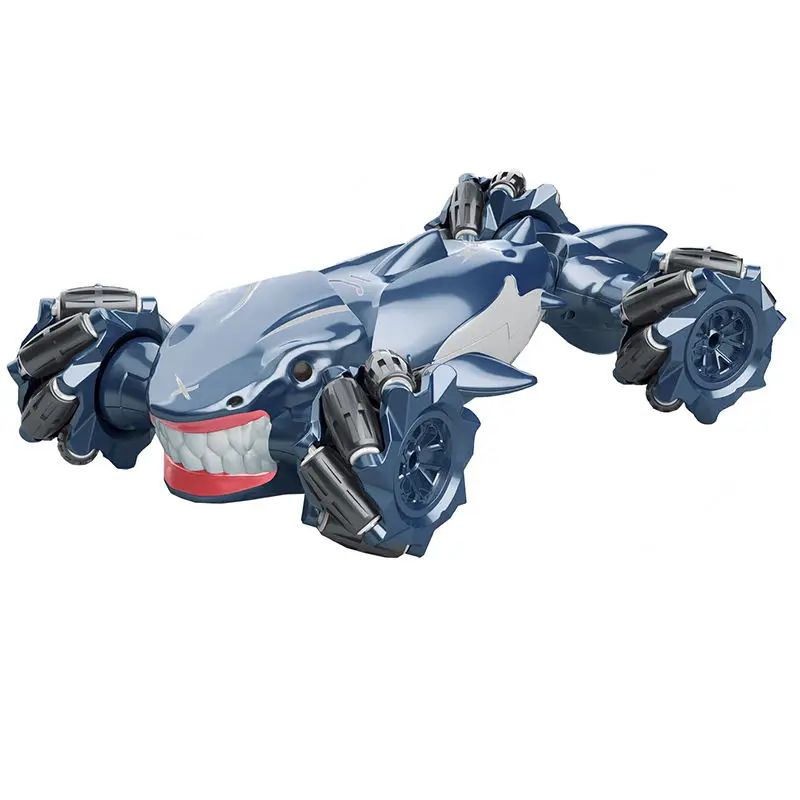 Remote Control 360 Degree Rotate Twist Vehicle Multifunction Lateral Drift Shark Car Toy Rc Stunt Car