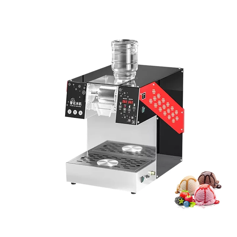 Portable snowflake shave ice machine Water-cooled snowflake shave ice resourceful and easy to operate