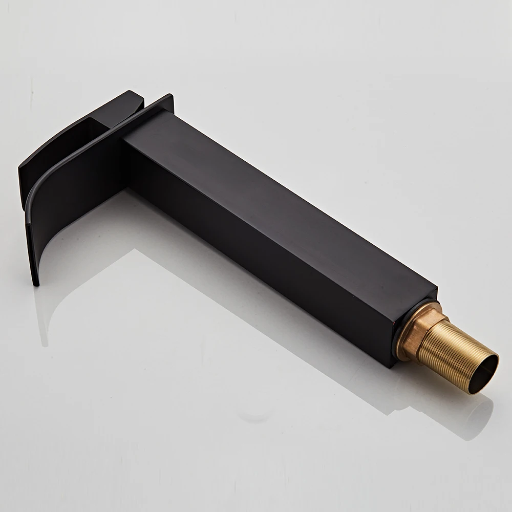 YUNDOOM OEM Bathroom Tall Washbasin Musluk Grifo Banheiro Robinet Black Brass Duchas Griferia Chrome Washroom Basin Faucets