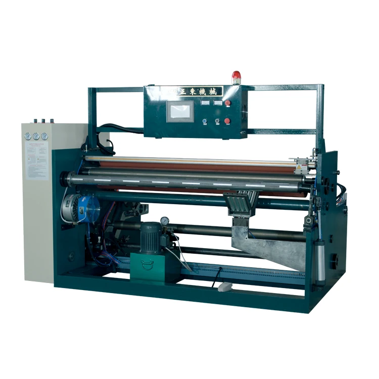 Factory Direct Price Imported rodless cylinder automatic cutting material nonwoven paper Rewinding machine