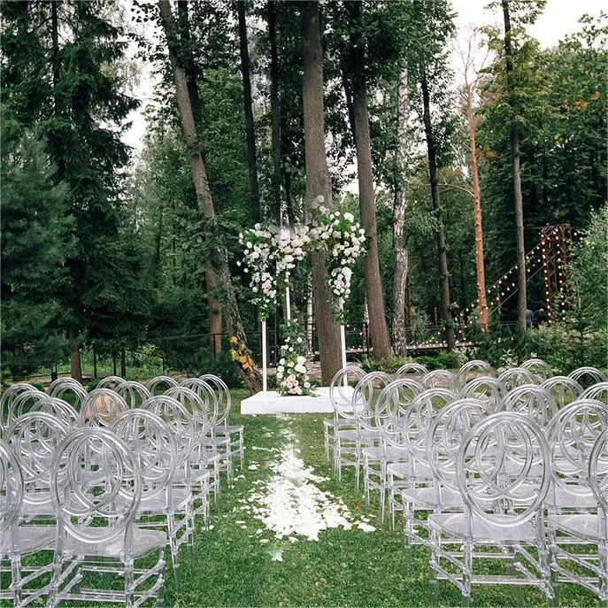 Оптовая продажа прозрачные хрустальные пластиковые стулья Chiavari Tiffany свадебное кресло из акриловой смолы стул Phoenix Napoleon