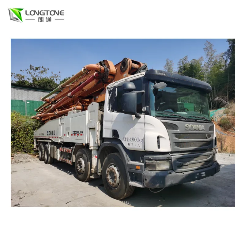 Changsha Concrete Pumps Zoomlion CIFA 52m ACTROS Chassis Refurbished Concrete Pump Truck