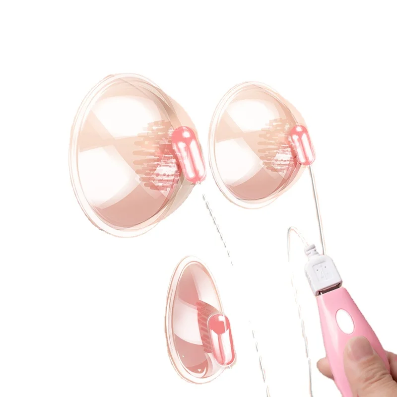 Nipple Massage Vibrator Clitoris Stimulator Oral Sex Adult Sex Toys Breast Pump Enlargement Licking Nipple Vibrator For Women