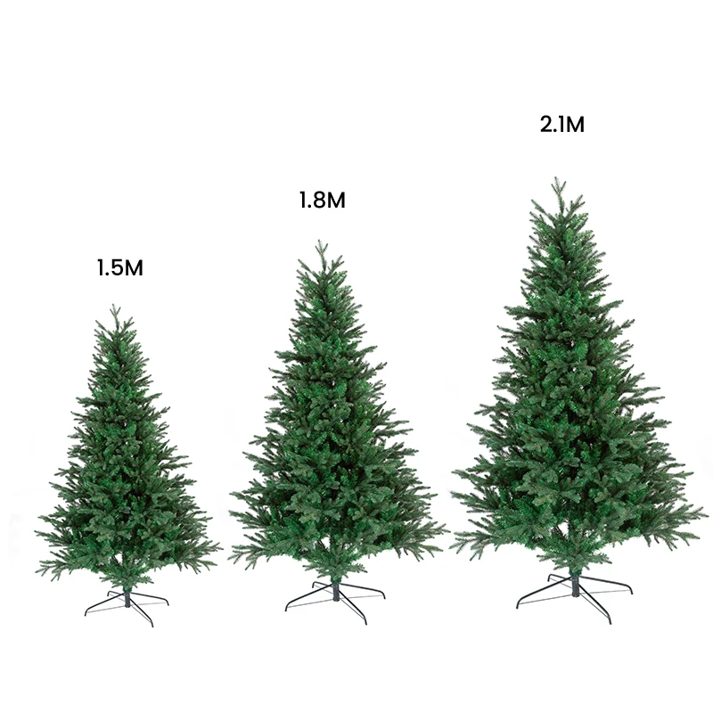 Easy Assembly 6ft/180cm Realistic hinged high quality stable metal stand Christmas tree