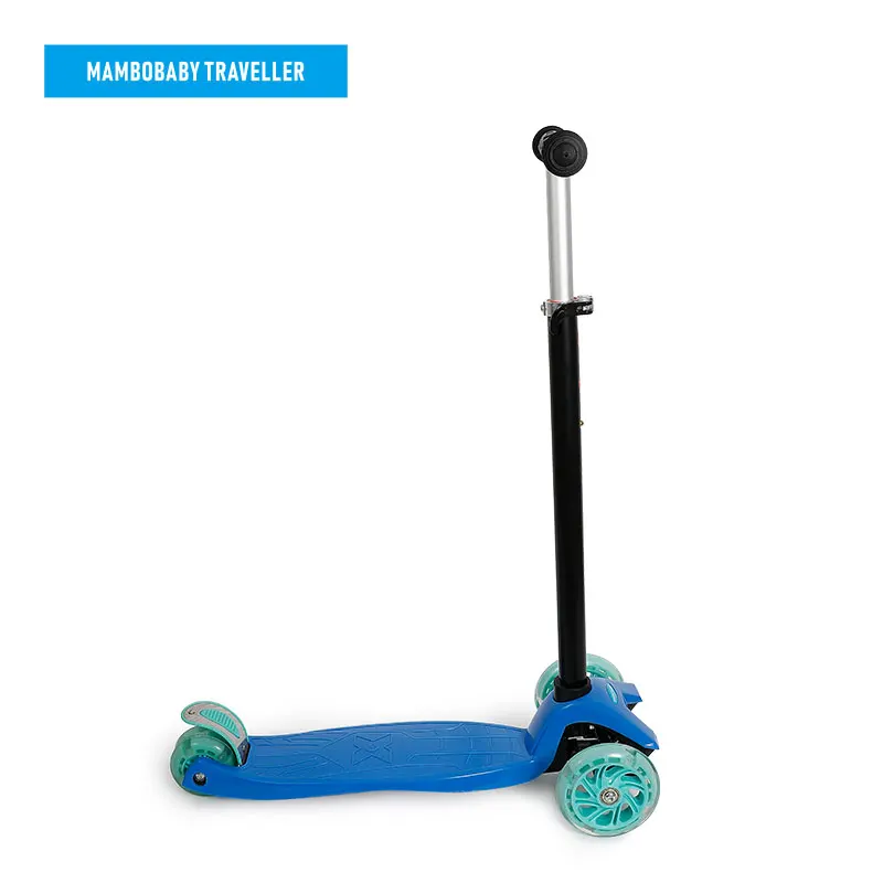 Mambobaby путешественник Новый Детский самокат с 3-х колесный дизайн для стабильность регулировки высоты скутер, способный преодолевать Броды для детей ясельного возраста