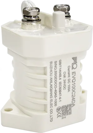 EVQ100 Auxiliary Contactor 100Amp 12V~1000V Magnetic Relays High Voltage DC Relays for Electric Vehicle Lithium-ion Battery Pack