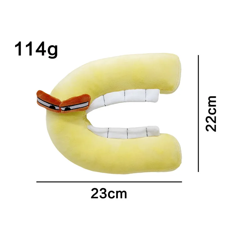 Cartoon Alphabet Plushies Cute Baby Educational Soft Toys Stuffed Animal Alphabet Letter Plush Toys Cuddly Toys