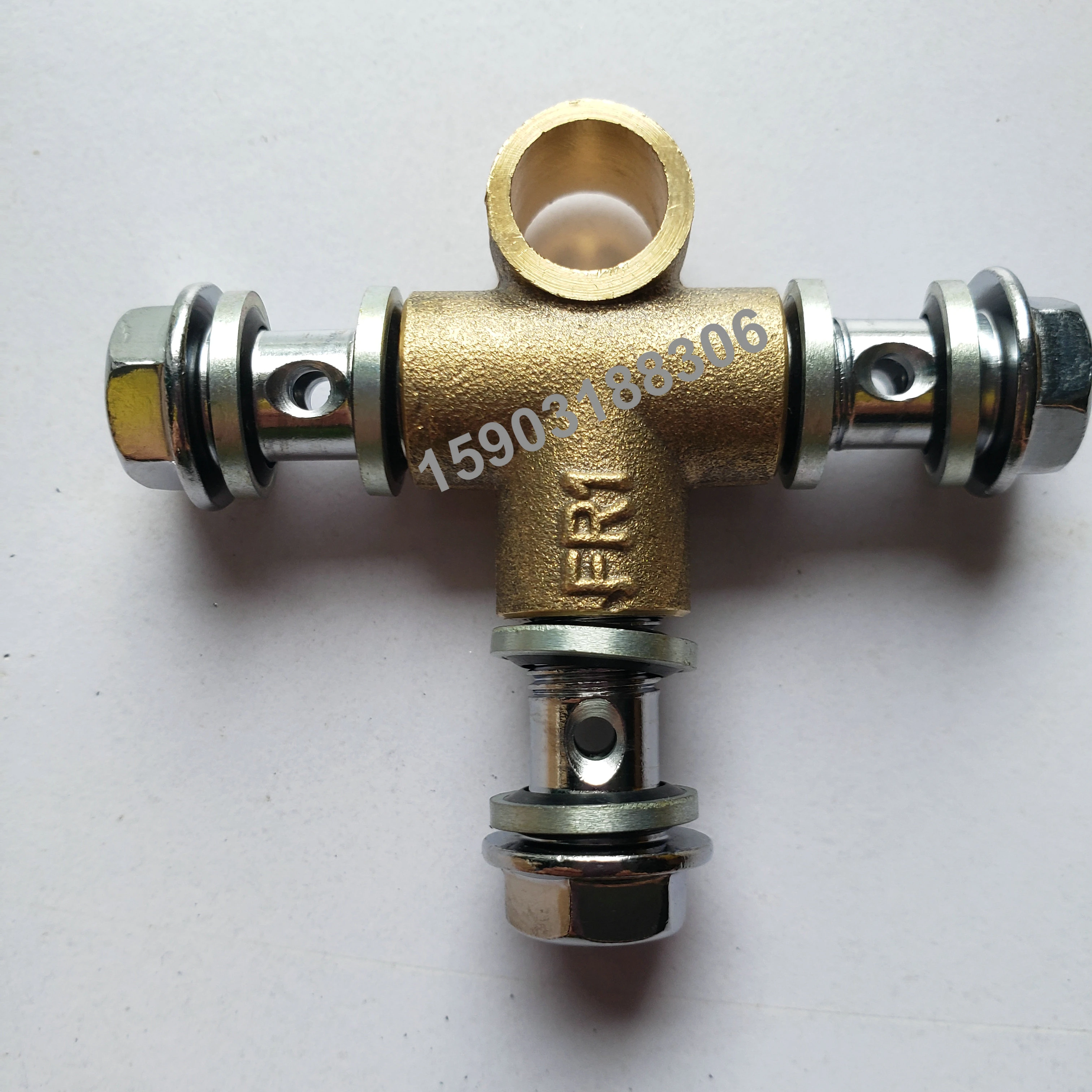 motorcycle atv hydraulic brake line hose copper material three 3 way tee connector joint fitting kits