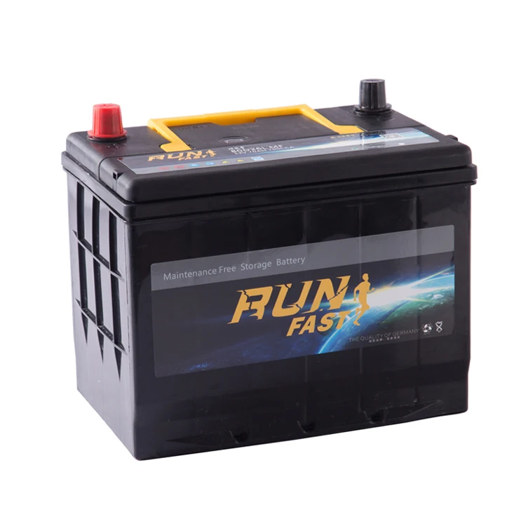 Car battery factory High technology supporting manitenance free lead acid car battery MF80D26 12V 70Ah automotive battery