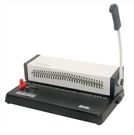 A4 A5 B5 size 5.5 mm round holes loose leaf paper punching machine for notebook punching usage