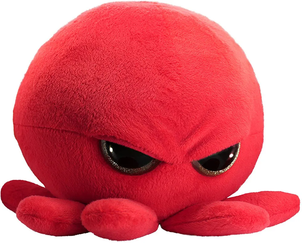 2297 Large Adorable Super Soft Plush Stuffed Animal Toy 12 Inch Red Octopus With Glitter Eyes Kids Adults Gift Plush Octopus Toy (1600496132978)