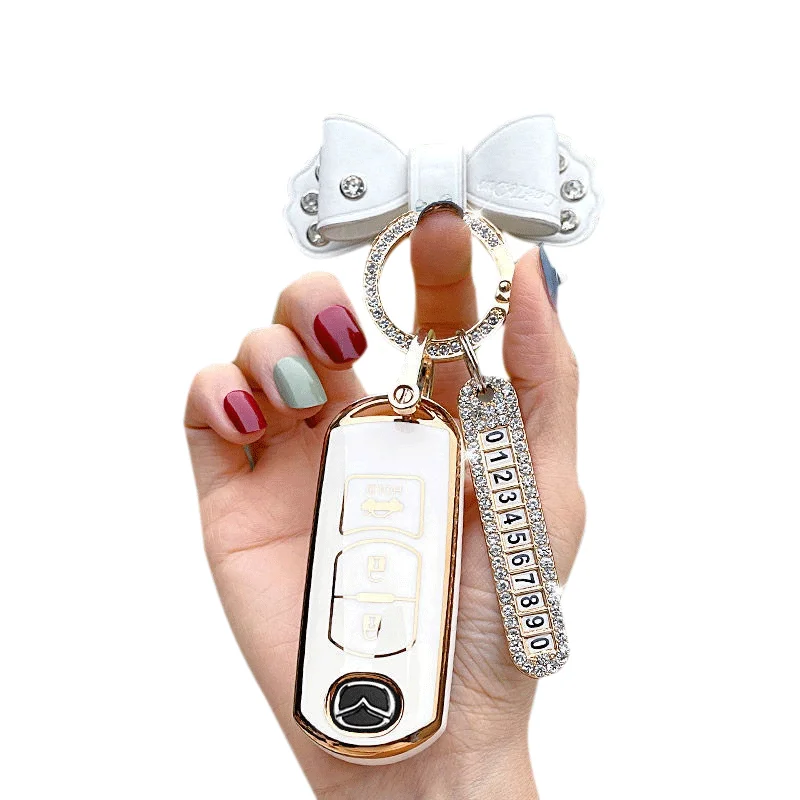 Applicable to Mazda 3 CX5  Onksela Key Cover Cx4cx5 Shell Cx30 Ruiyi Atz 6 Car Key Case CX Car Key Case
