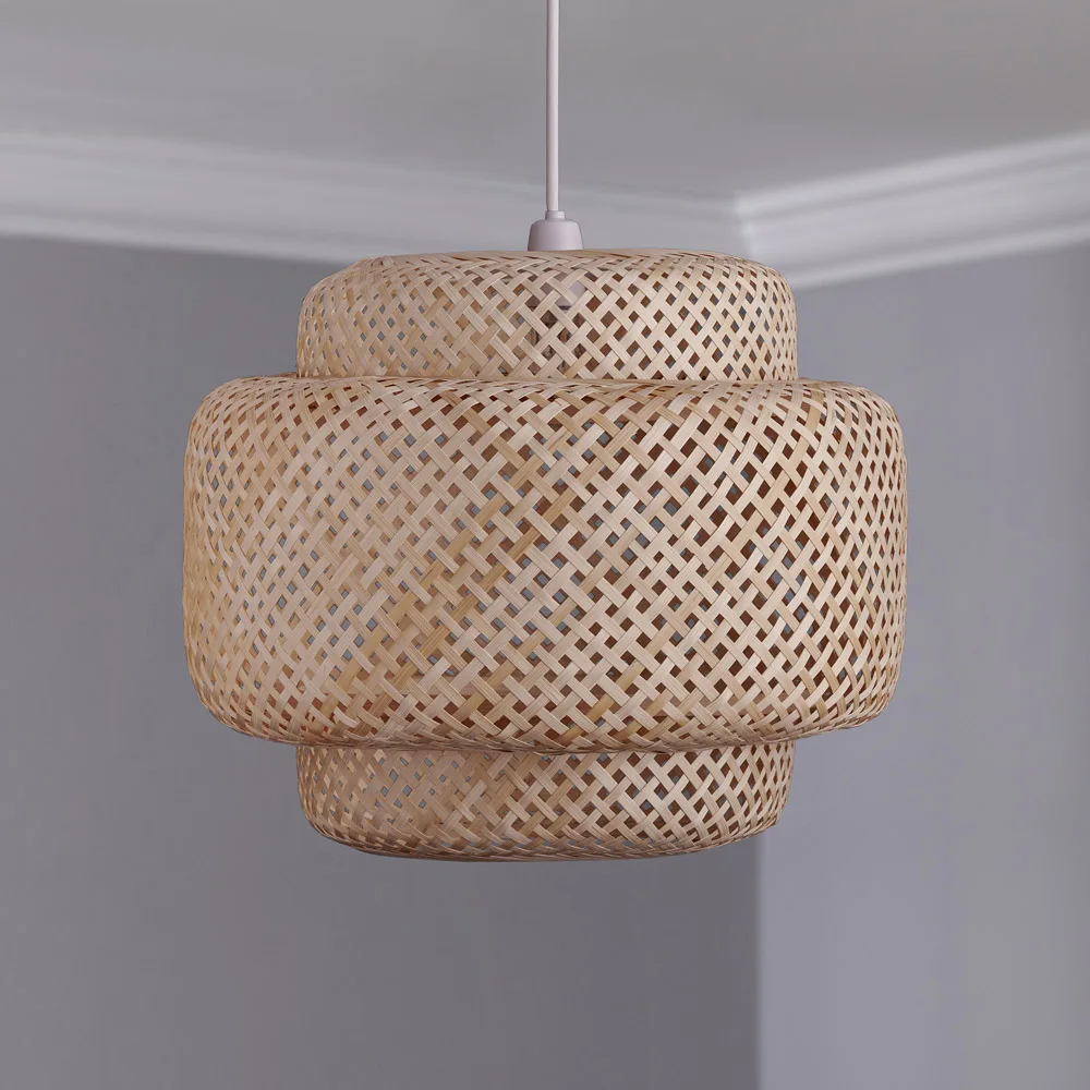Ceiling light Home Decorative Chandelier Bamboo Natural Style Light