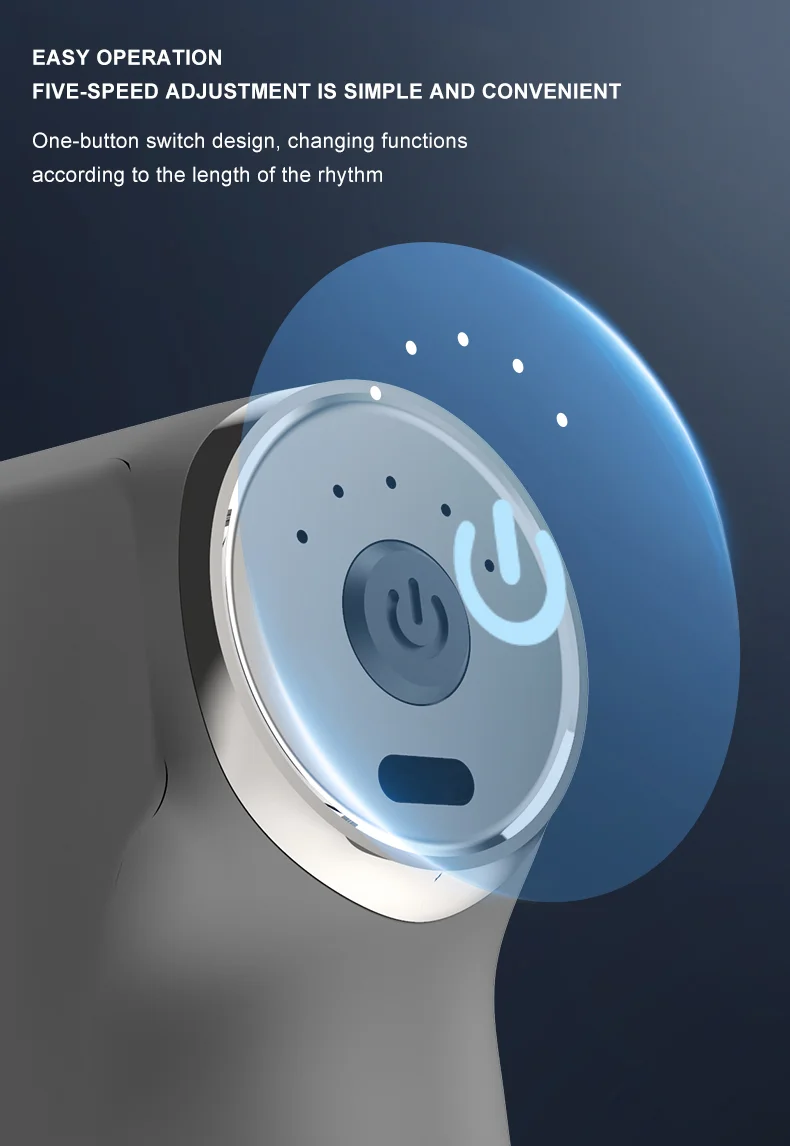 Best Portable KH-740 Body Massager Gun Multi-Handle Mini Fascia Muscle Massage Gun