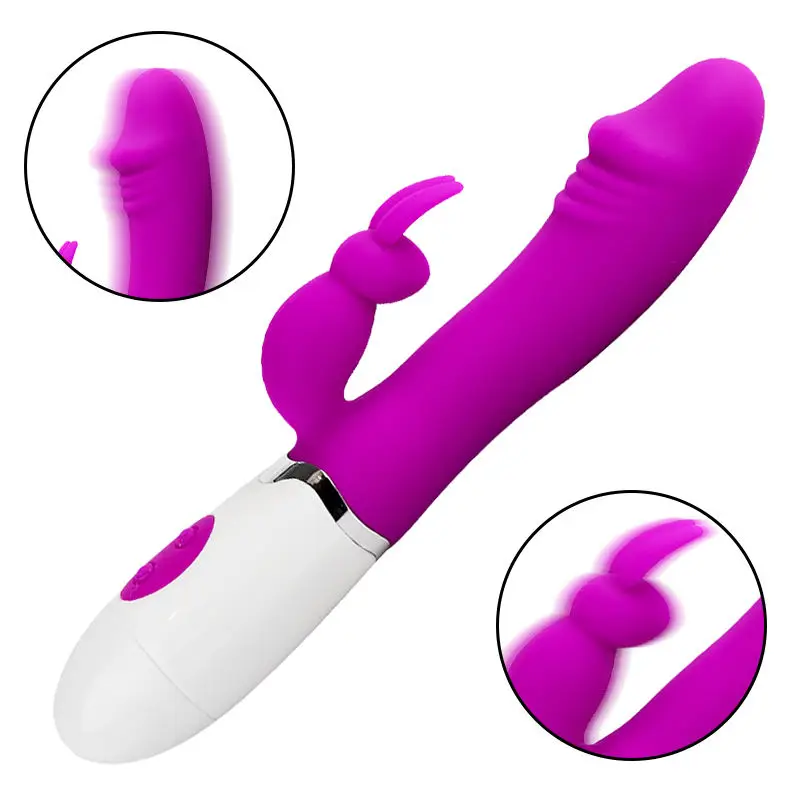 Fashion Women Vibrator Usb Charging Massager Porn Toy Sex Xnxx Porno Adults Pink Rabbit Vibrator