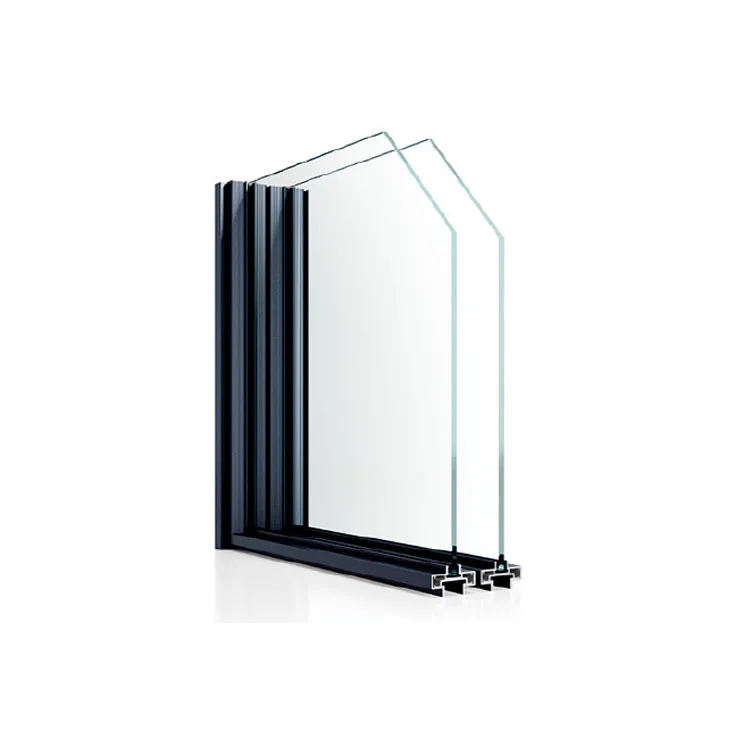 Hotel bathroom waterproof aluminum door frameless aluminum casement door