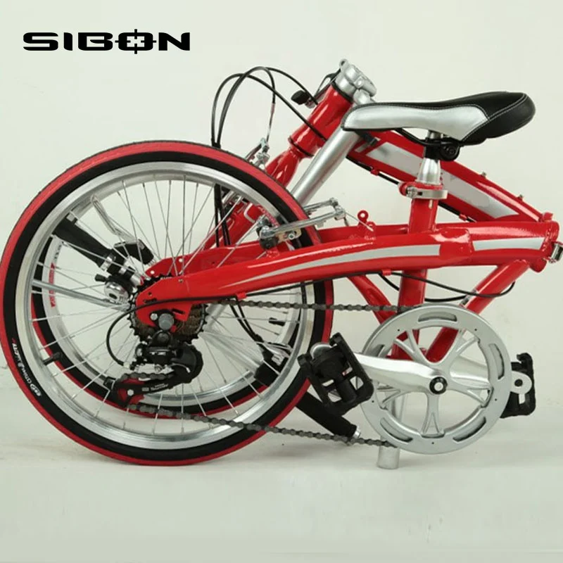 SIBON B0240114 adult 20 inch 7 speed high carbon steel frame & fork aluminium rim & V brake china folding bike