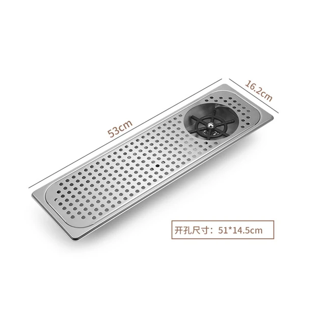 Stainless Steel High Pressure Automatic Bar Metal Cleaning Pitcher Rinser Glass Cup Washing Bottle Washer Cleaner Glass Rinser