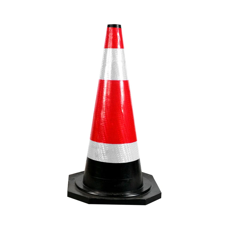 High Reflective 900mm Rubber Safety Road Traffic Warning