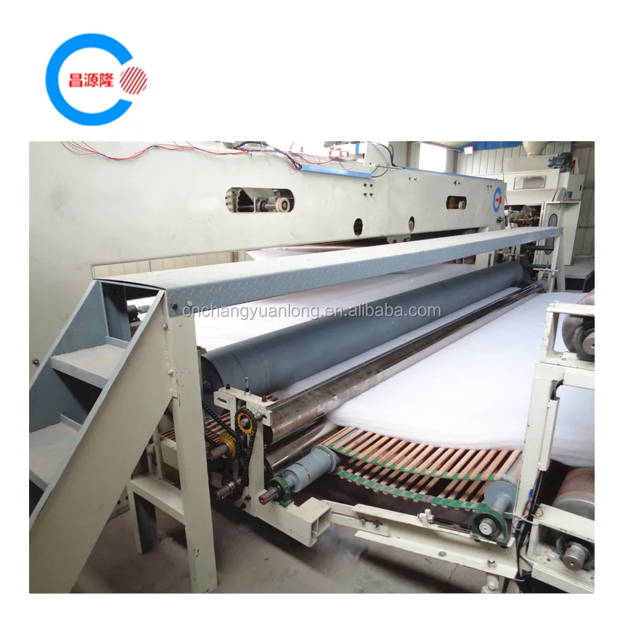 380/220V Voltage and New Condition Glue-free/Non-glue wadding thermal bonding/bonded polyester fiber wadding production line