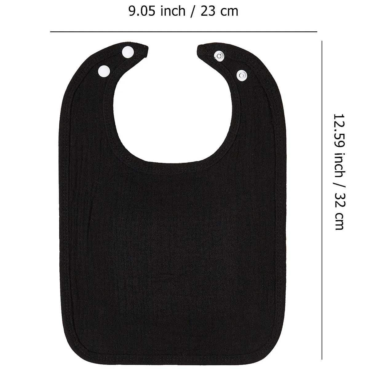 Muslin Baby Bibs 8 Pack Bandana Drool Bibs Cotton for Unisex Boys Girls Solid Colors Set for Teething and Drooling