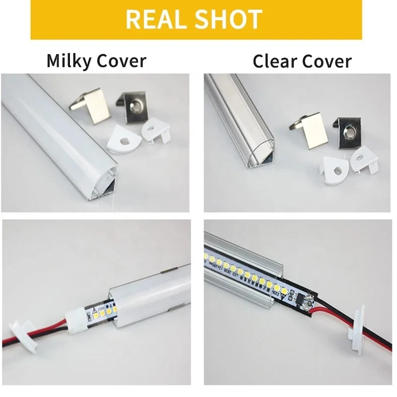 Color Anodized Aluminum Alloy Extrusion Profile Customized Design Aluminium LED Heat Sink