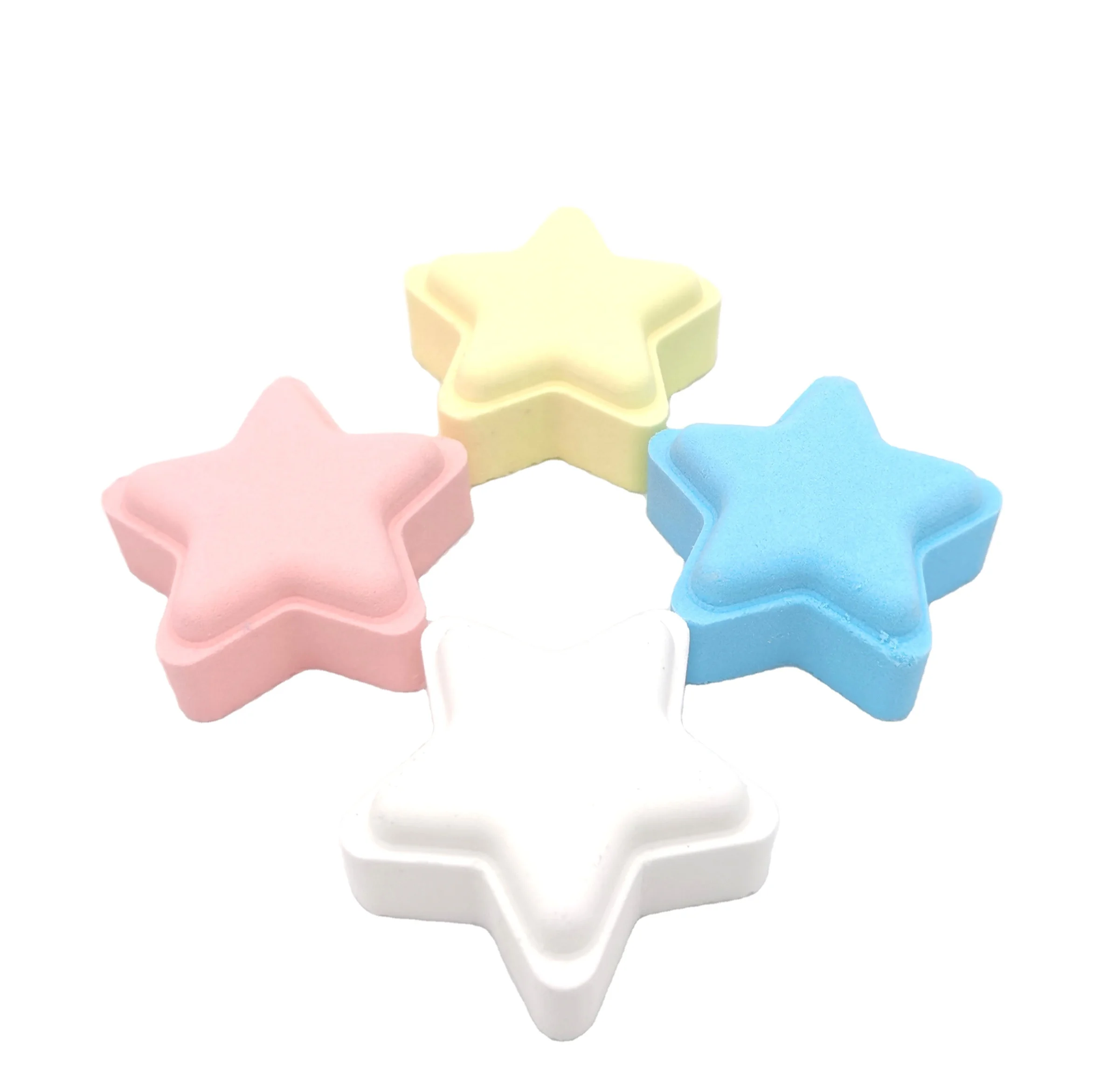 Wholesale star bath fizzers with private label for gift
