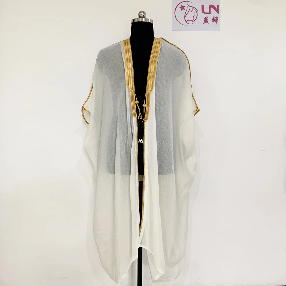 arab fabric Qatar Kuwait kurta design omani heavy islamic thobe for translucent stitching jubba abaya bisht for men