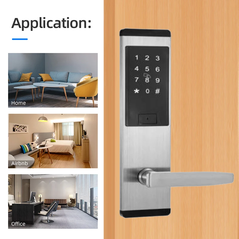 Air bnb Apartment 4 Unlocking Ways TT Lock Smart Door Lock Factory