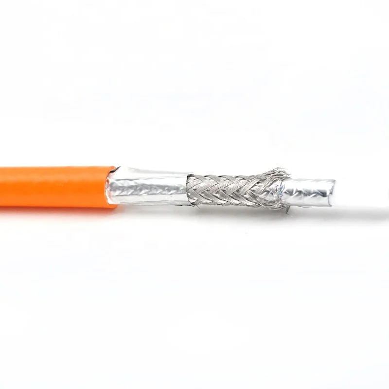 Tri Shield RG6 bare copper CCS conductor PVC PE jacket rg59 rg11 rg58 rg6 coaxial cable for CCTV CATV
