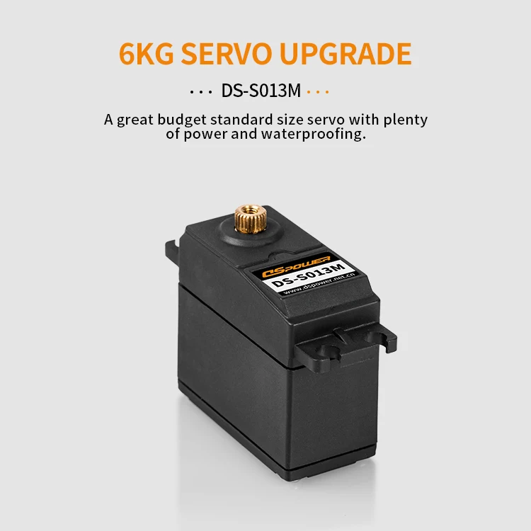 Dspower S013M 6 кг Servo c металлическими шестернями водонепроницаемый цифровой высокий крутящий момент