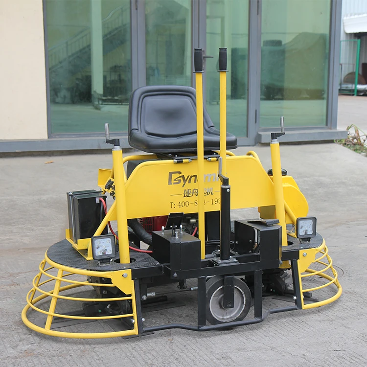 Jiezhou DYNAMIC concrete riding helicopter mini ride-on power trowel