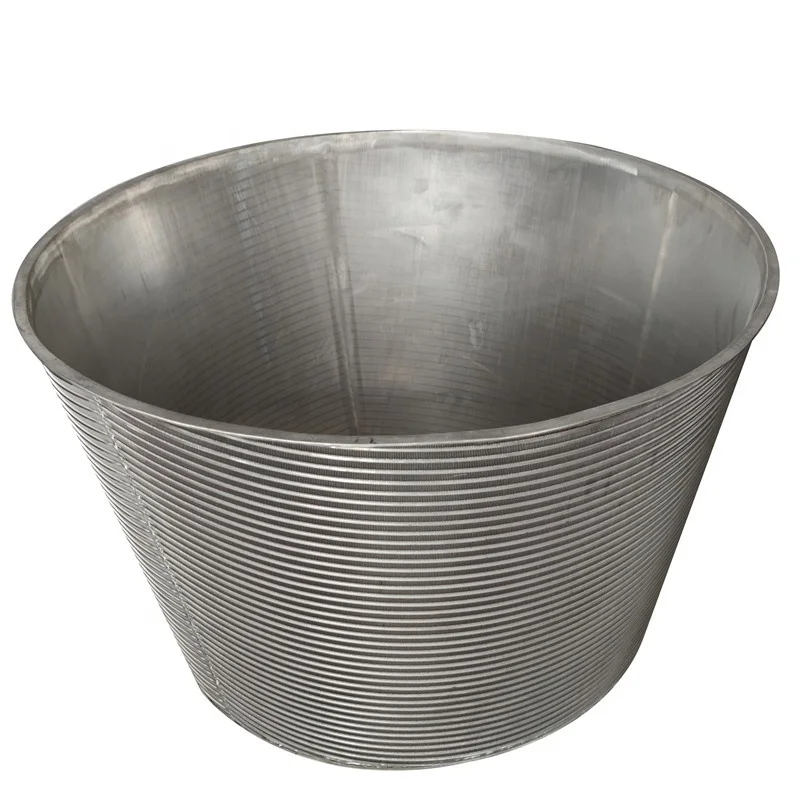 BTOSLOT Centrifuge Filter Basket stainless steel 304  Wedge Wire Johnson Screen for vibrating coal