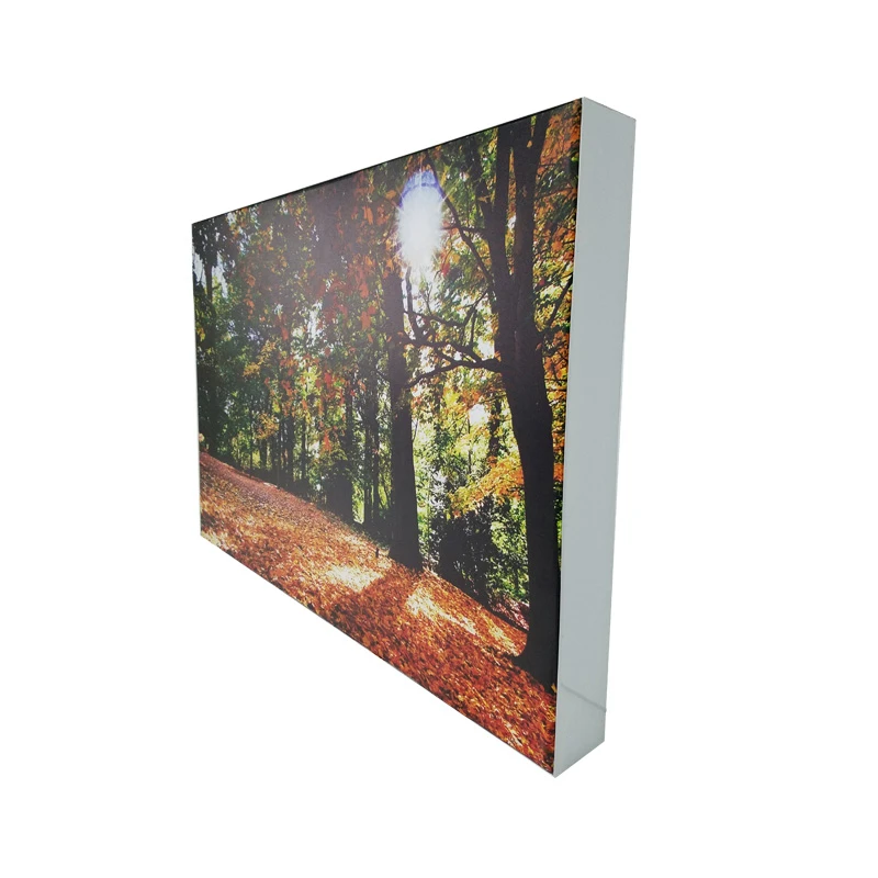 Factory Direct Frame Photography Textile Outdoor Square Once Sided Acrylic Frameless Led Backlit Light Box
